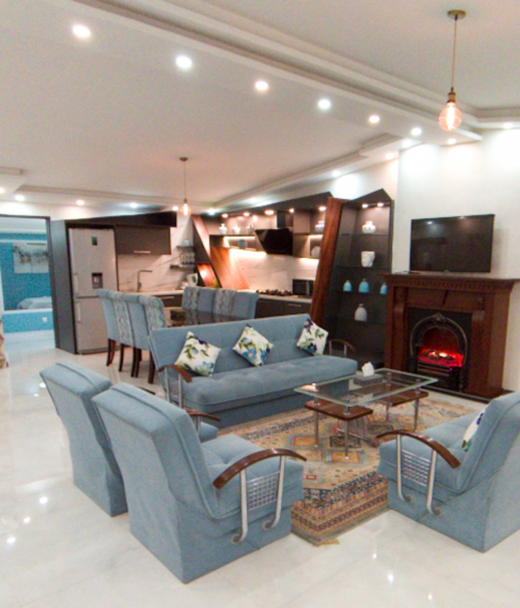 اتاق پذیرایی و آشپزخانه اتاق پذیرایی و آشپزخانه