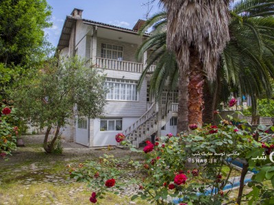 ویلای نیمه دربست شومینه سنگی آنتیک