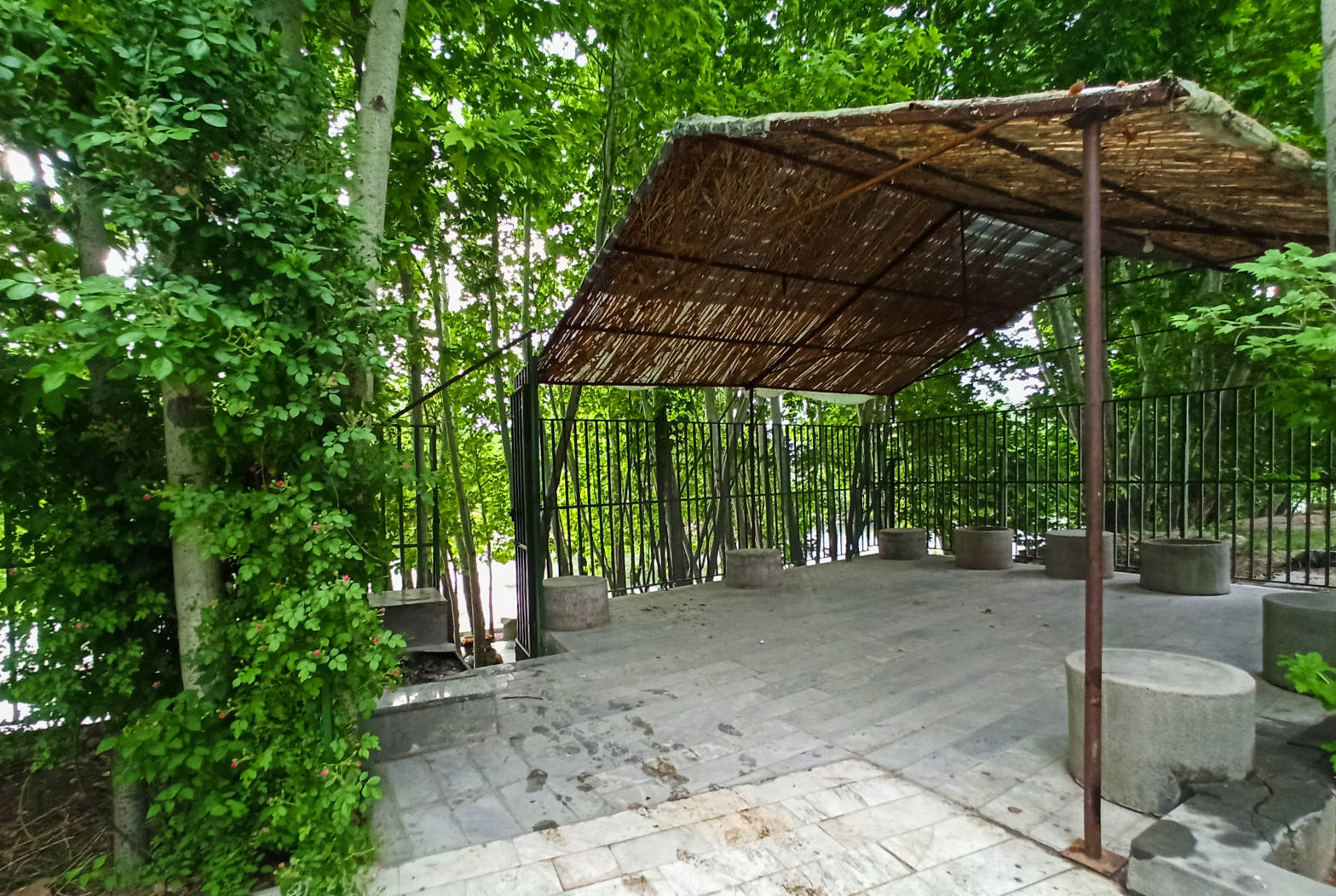 آلاچیق در فصل تابستان آلاچیق در فصل تابستان