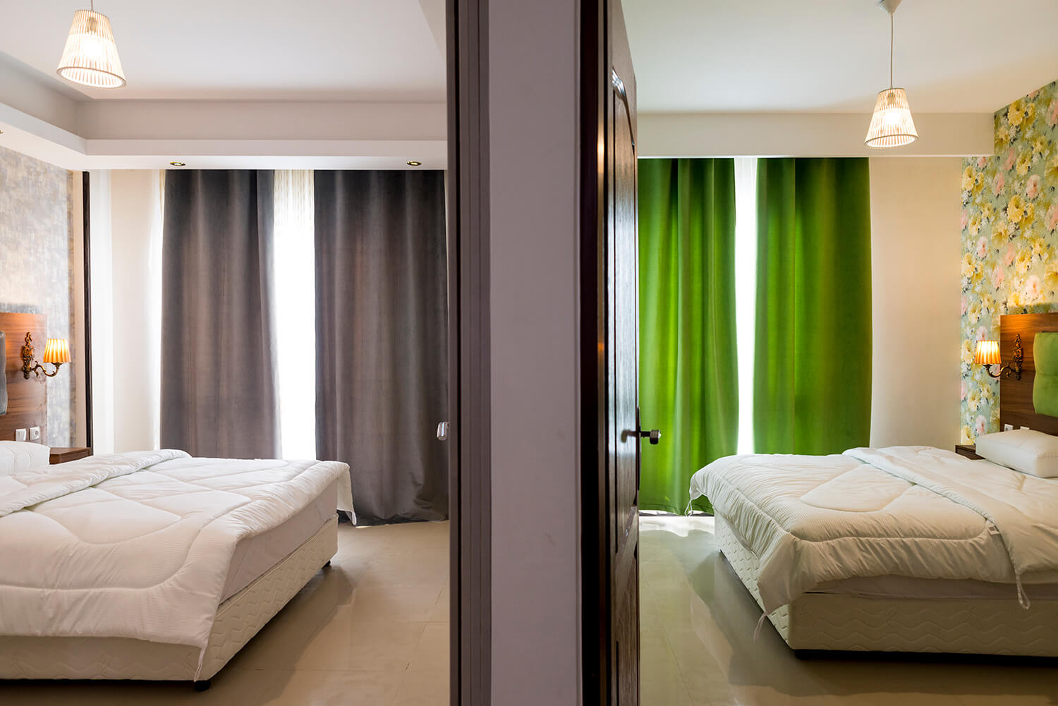 ورودی اتاق خواب‌ها