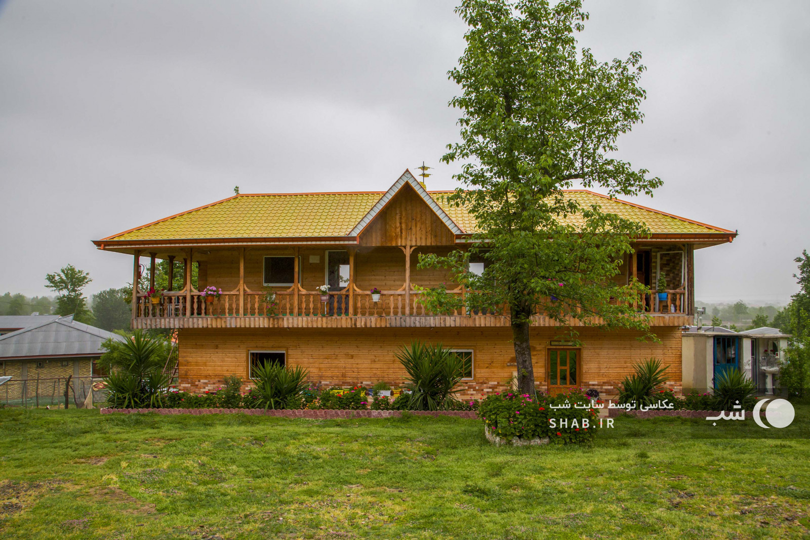 نمای کلبه