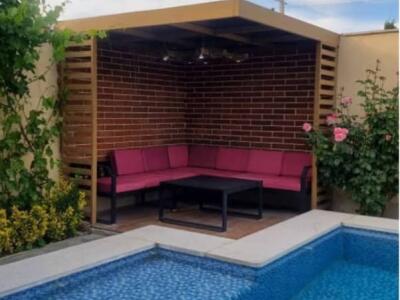 ویلای آرامش با استخر آبگرم و آلاچیق دربست