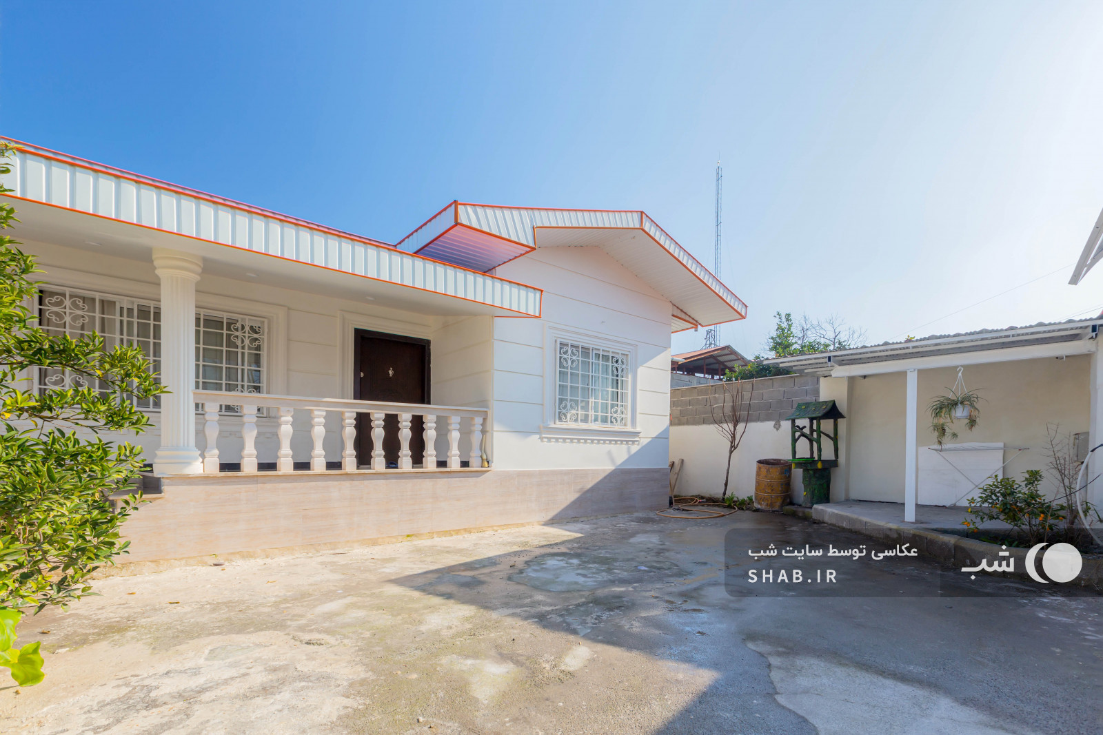 نمای ساختمان و حیاط نمای ساختمان و حیاط