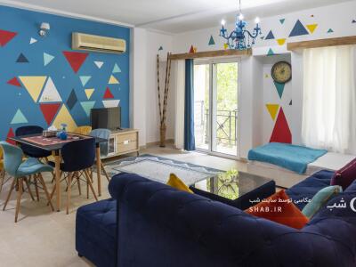 آپارتمان مبله و شیک تراس دار (طبقه اول)