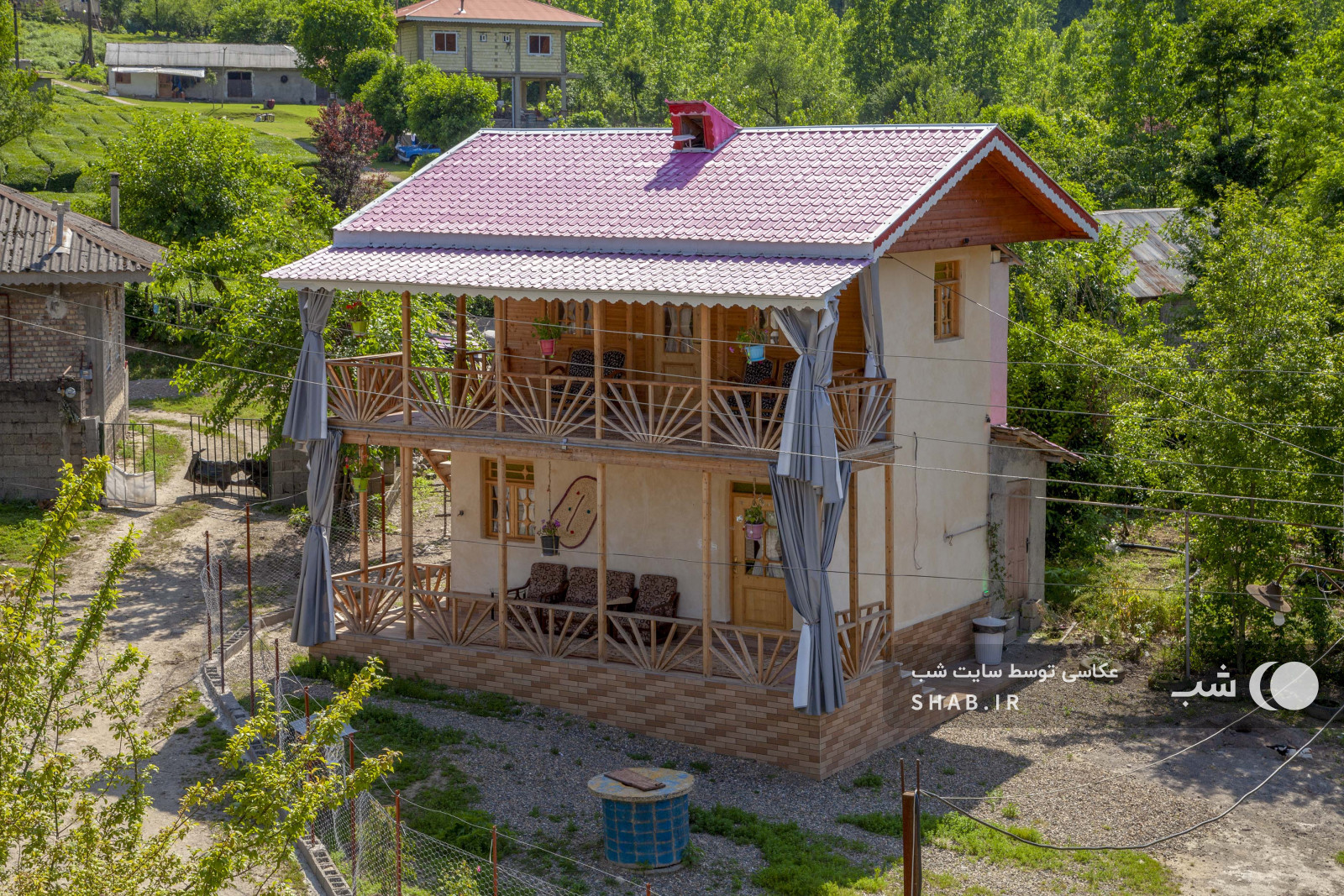 نمای کلبه