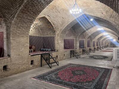 کاروان‌سرای صفوی لاسجِرد "اتاق شاهنشین"