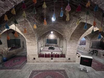 کاروان‌سرای صفوی لاسجِرد "اتاق معمولی خشتی"