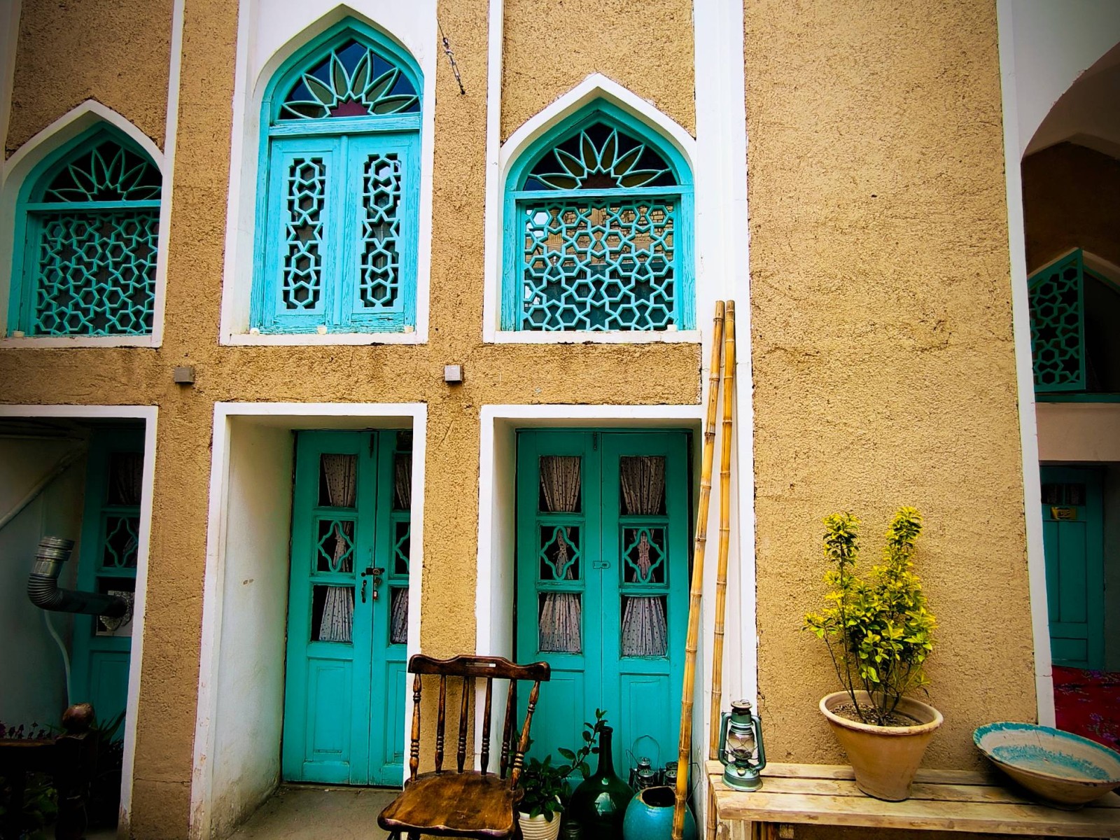 نمای بیرونی اتاق