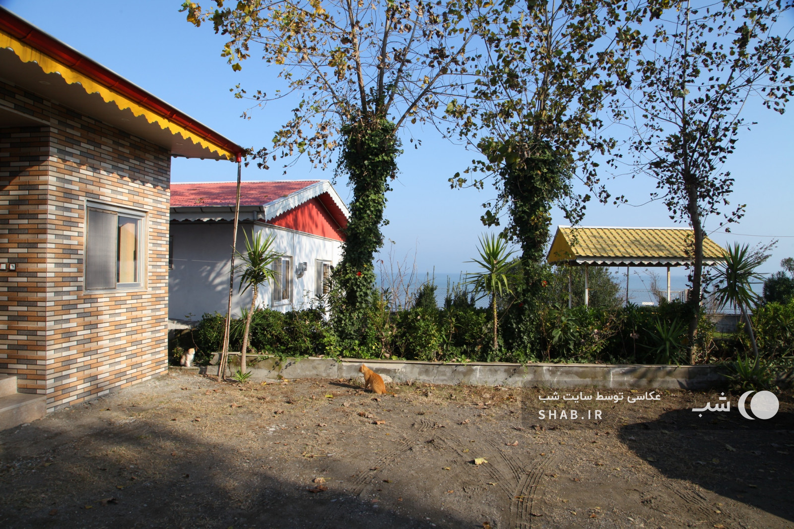 محوطه مجموعه اقامتی آرش محوطه مجموعه اقامتی آرش