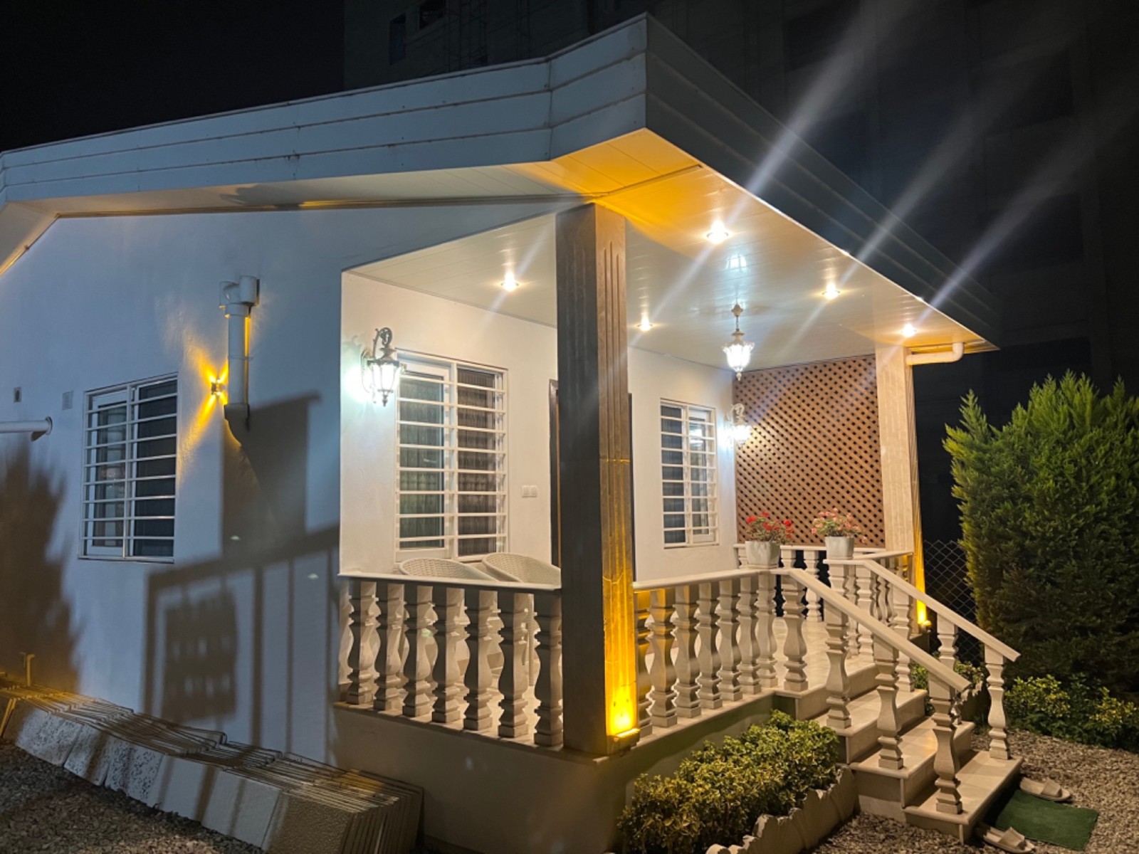 نمای ویلا شب نمای ویلا شب