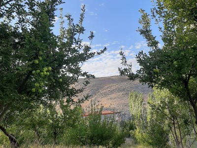 ویلا باغی رو به کوهستان و رودخانه