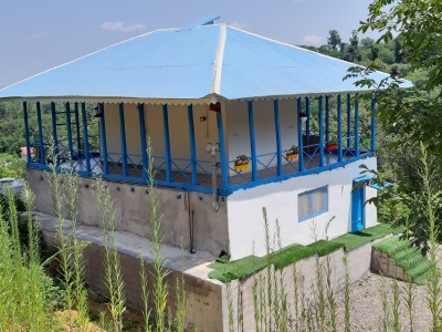 کلبه دوبلکس بومگردی چوبی جنگلی بهاردخت