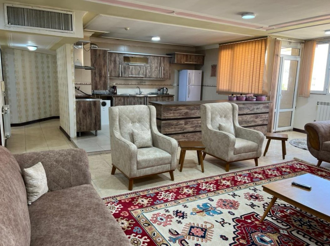 اتاق پذیرایی و آشپزخانه اتاق پذیرایی و آشپزخانه