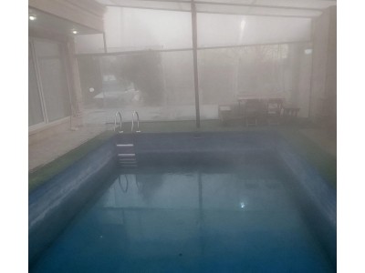 باغ ویلای تک خواب با استخر آب‌گرم و فوتبال‌دستی