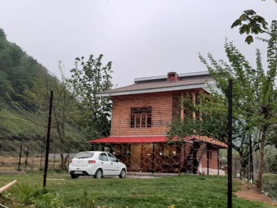 کلبه چوبی دوبلکس قلعه رودخان