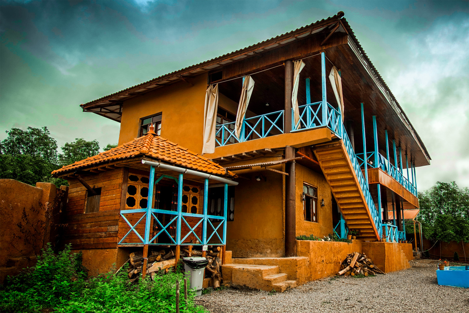 نمای اقامتگاه