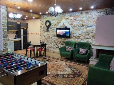 ویلای دو خوابه استخردار با فوتبال‌دستی و آلاچیق