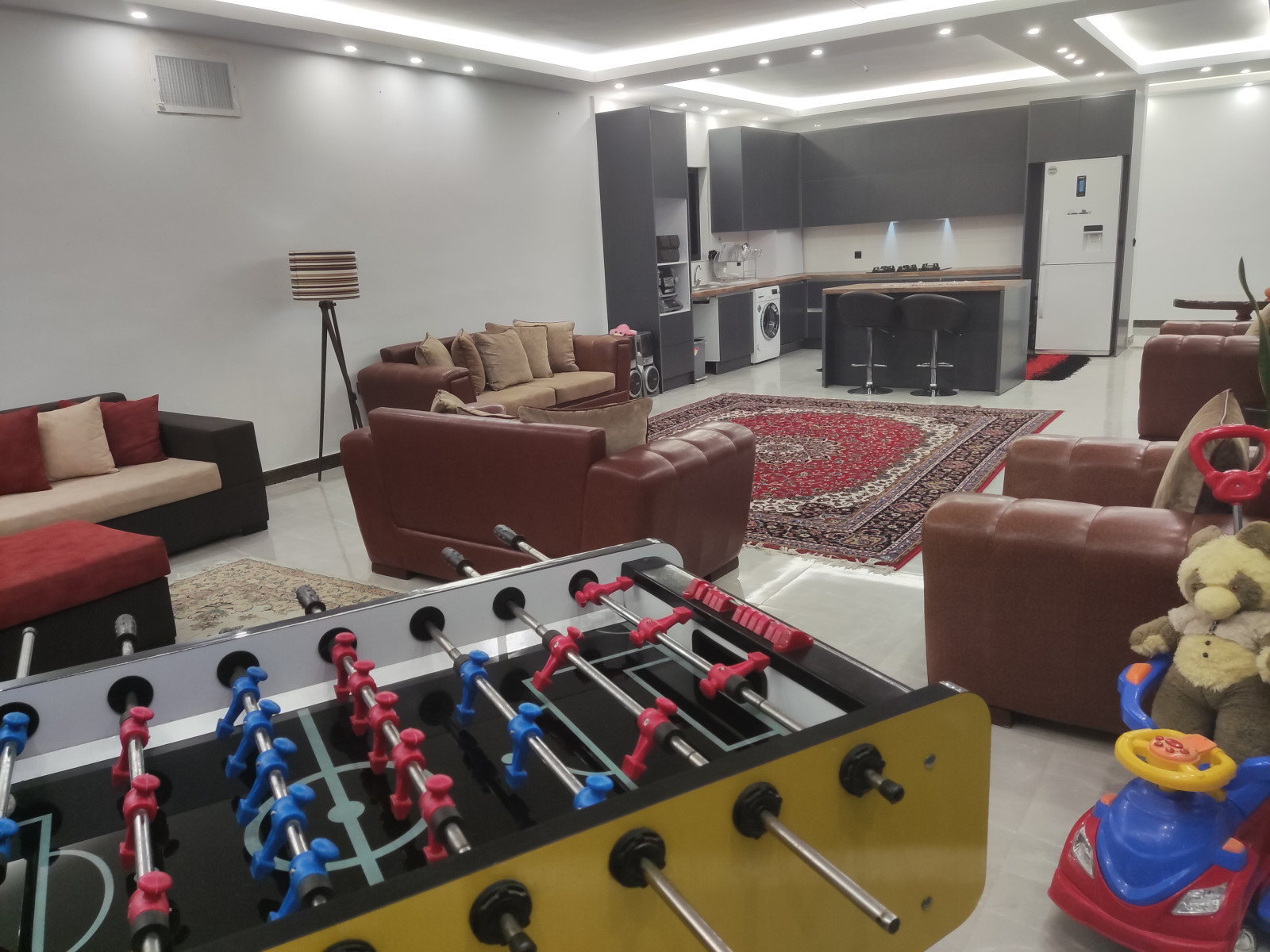 اتاق پذیرایی فوتبال دستی