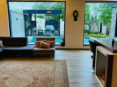 ویلای مدرن با استخر اب سرد