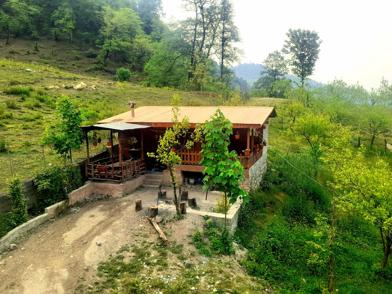 نمای کلبه نمای کلبه