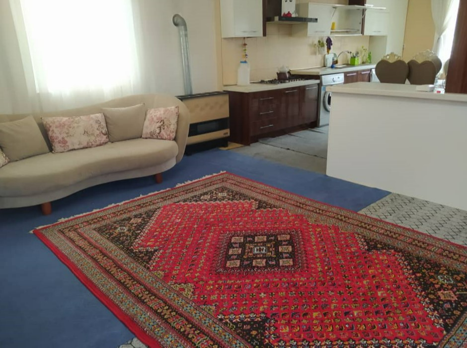 اتاق پذیرایی و آشپزخانه