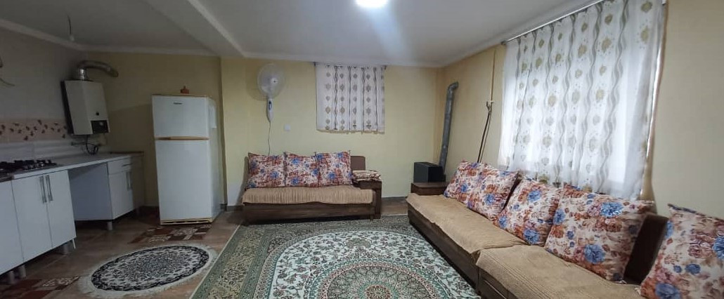 اتاق پذیرایی و آشپزخانه