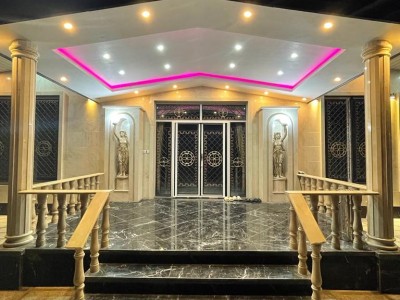 باغ ویلای دو خوابه با استخرسرپوشیده و امکانات بازی