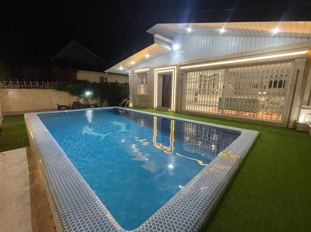 نمای اقامتگاه و استخر نمای اقامتگاه و استخر