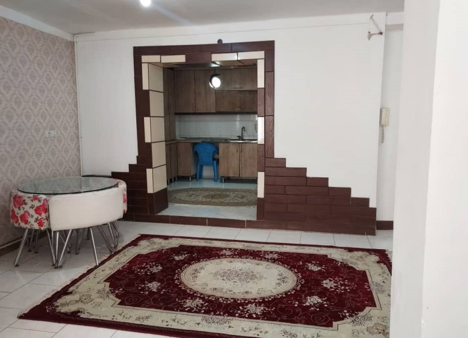اتاق پذیرایی و آشپزخانه