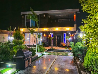 عمارت مدرن دوبلکس دو خوابه با استخر سرپوشیده