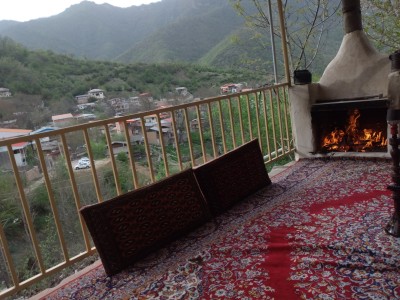 باغ ویلای مبله تک خواب با تراس و چشم‌اندازی زیبا