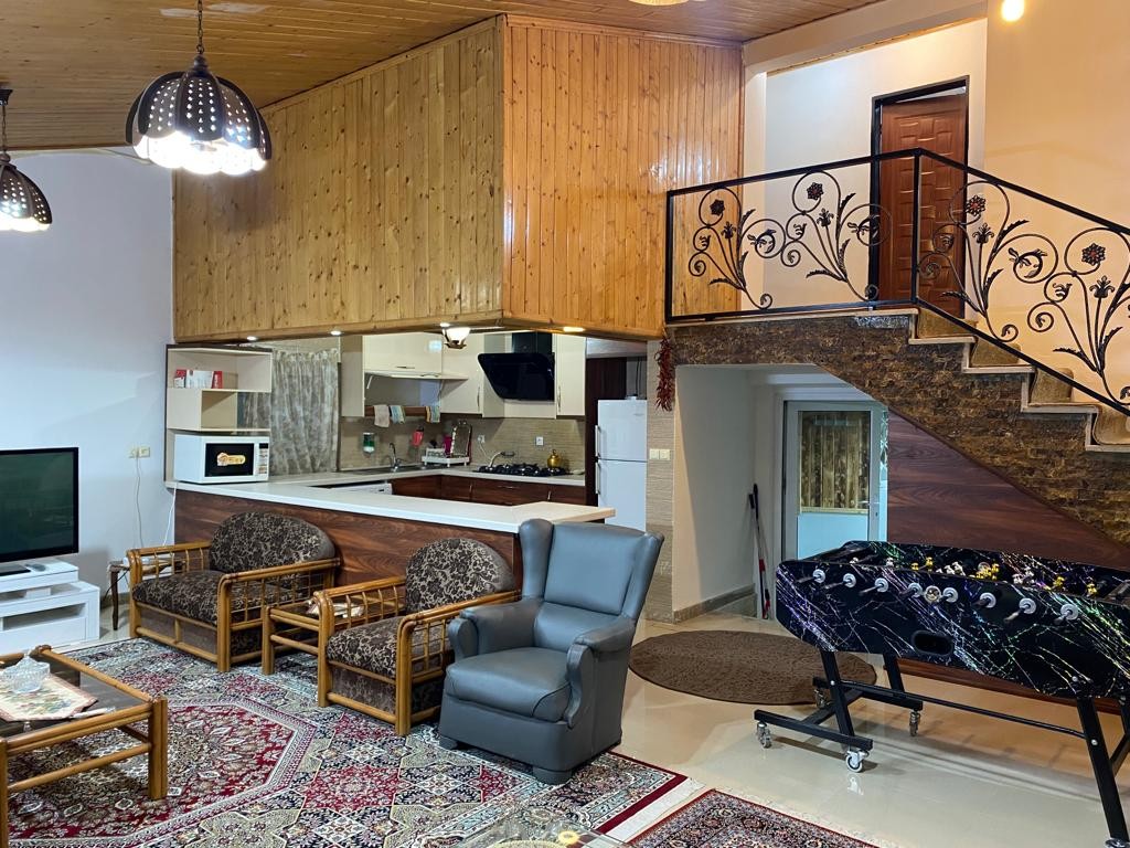 اتاق پذیرایی واشپزخانه