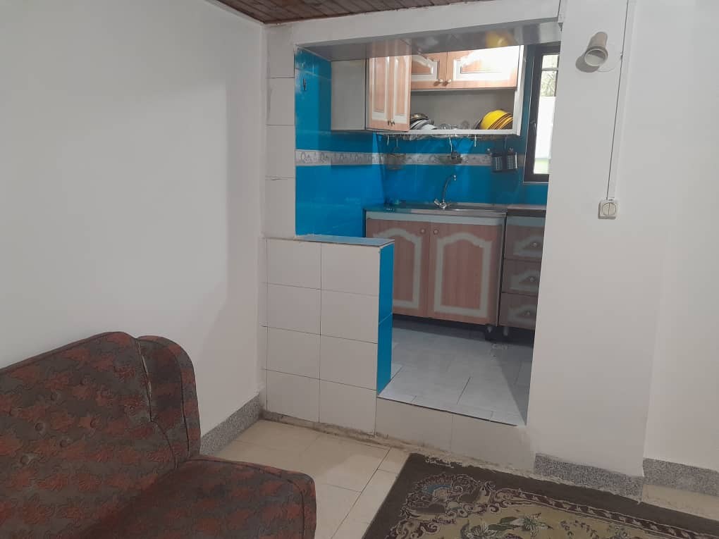 اتاق پذیرایی و آشپزخانه