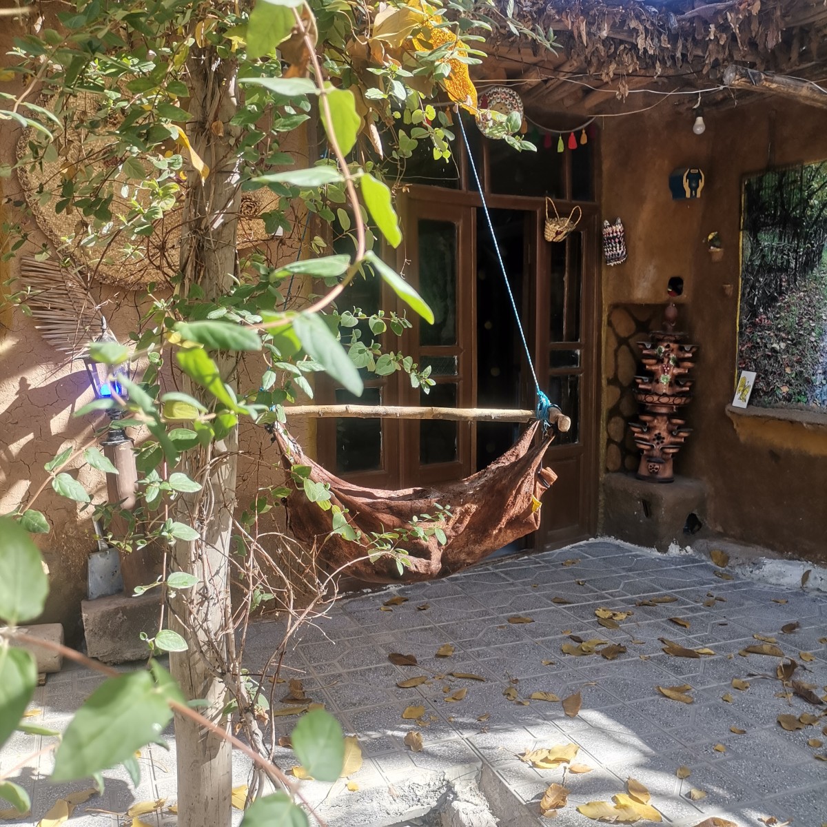 فضای داخل حیاط