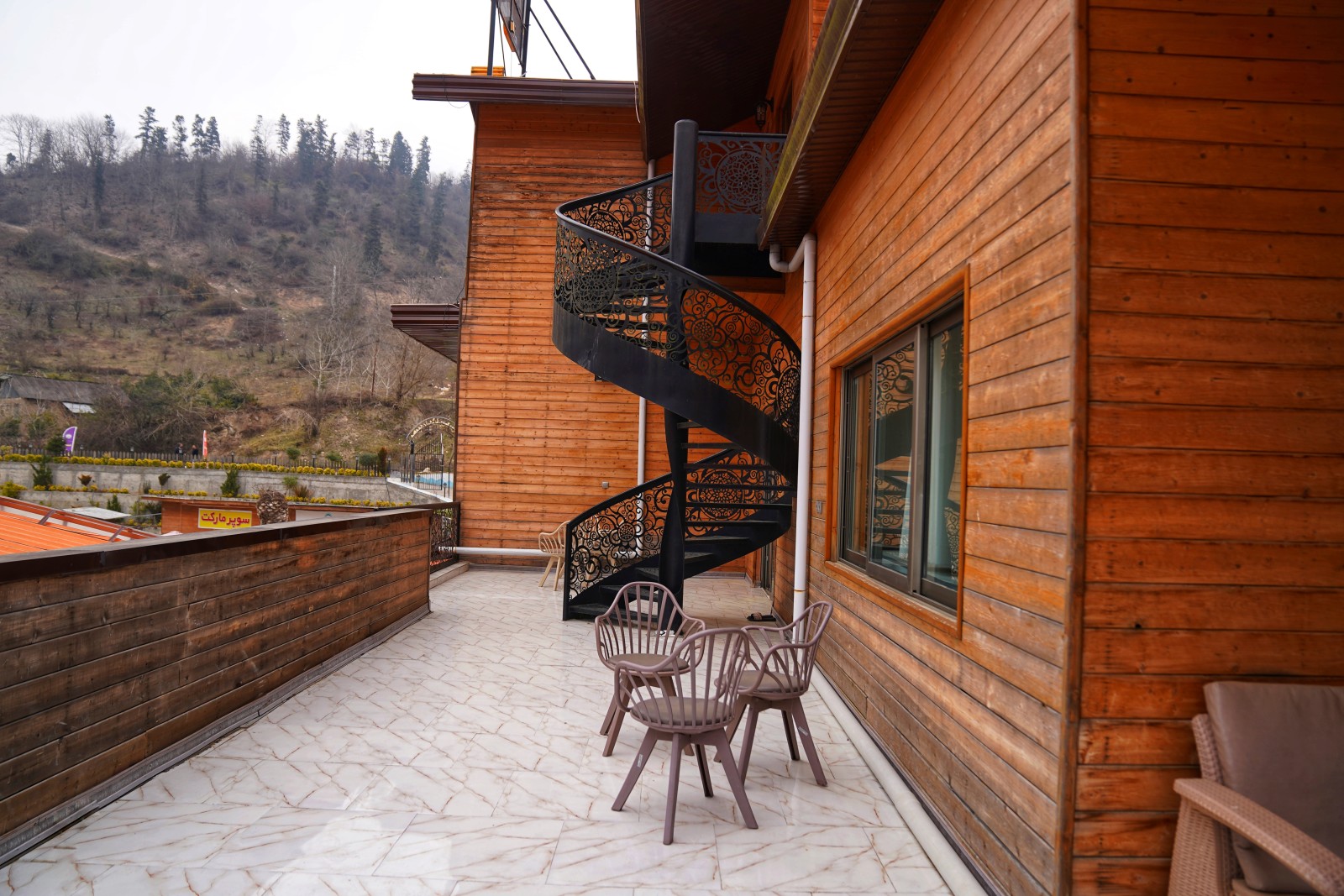 نمای پله های ورودی نمای پله های ورودی