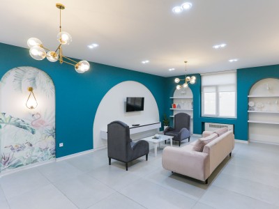 واحد"۱۱7" متری دو خوابه اپال جکوزی‌دار