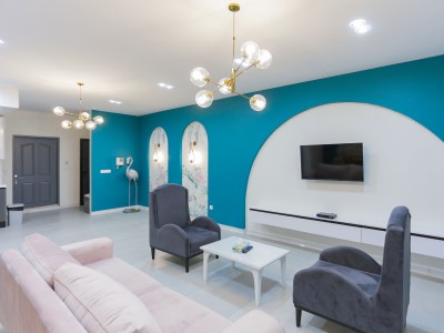 واحد"۱۱7" متری دو خوابه اپال جکوزی‌دار