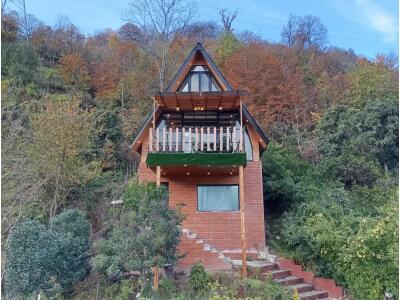 کلبه جنگلی دوبلکس دو خوابه با استخر و جکوزی هیمه