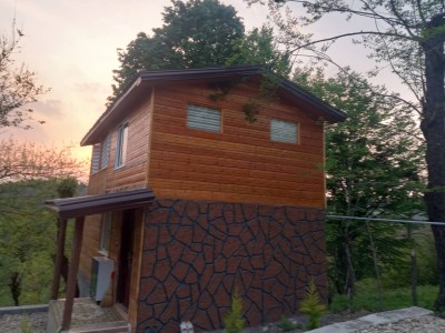 کلبه چوبی دوبلکس جنگلی