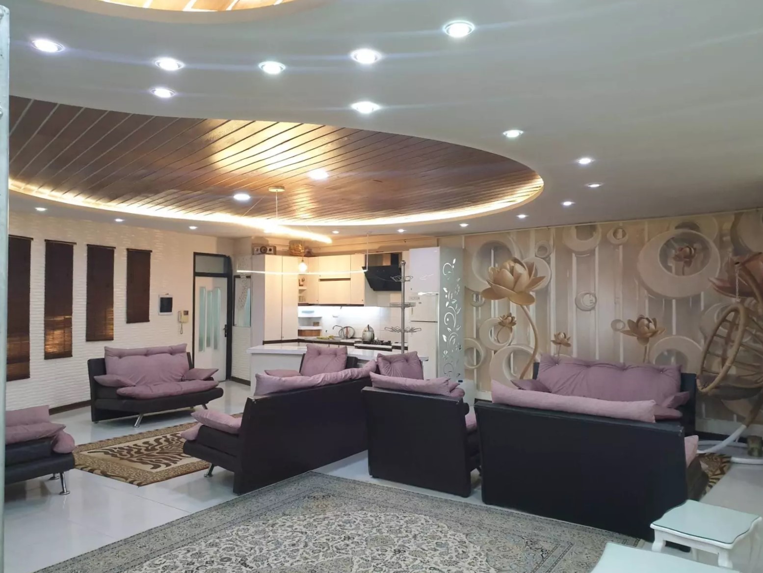 اتاق پذیرایی و آشپزخانه اتاق پذیرایی و آشپزخانه