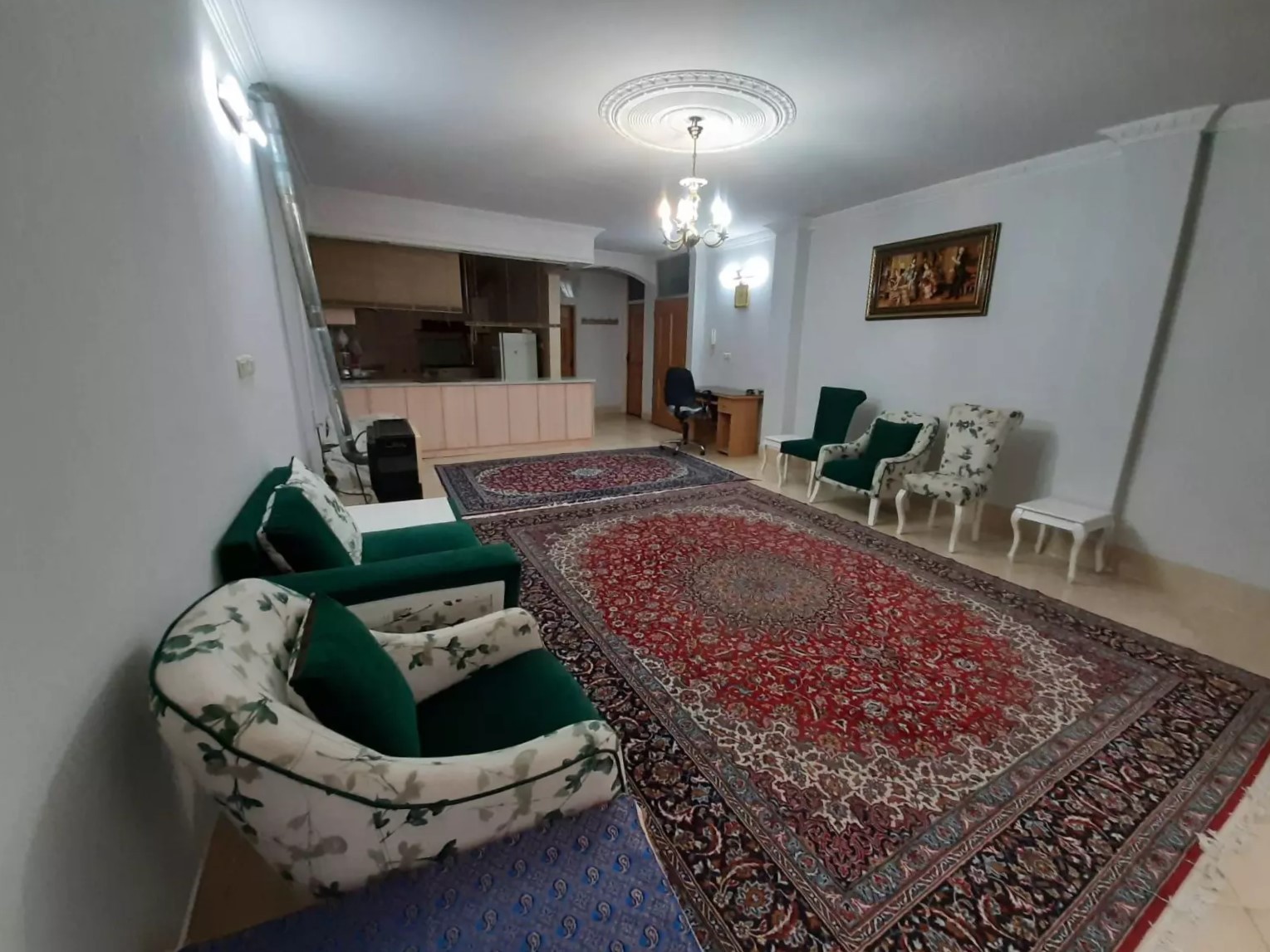 اتاق پذیرایی و آشپزخانه اتاق پذیرایی و آشپزخانه