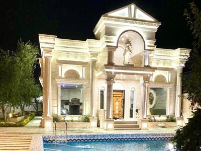عمارت یاس سفید استخردار دوخوابه