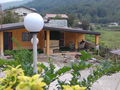 ویلای دو خوابه جنگلی شمعدونی جکوزی دار