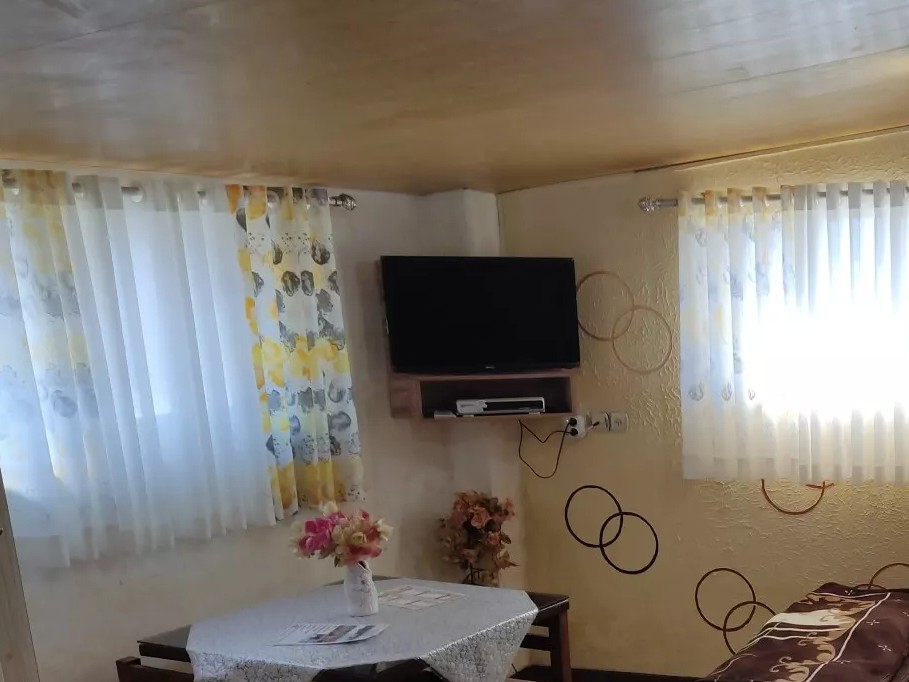 میز ناهارخوری و تلویزیون