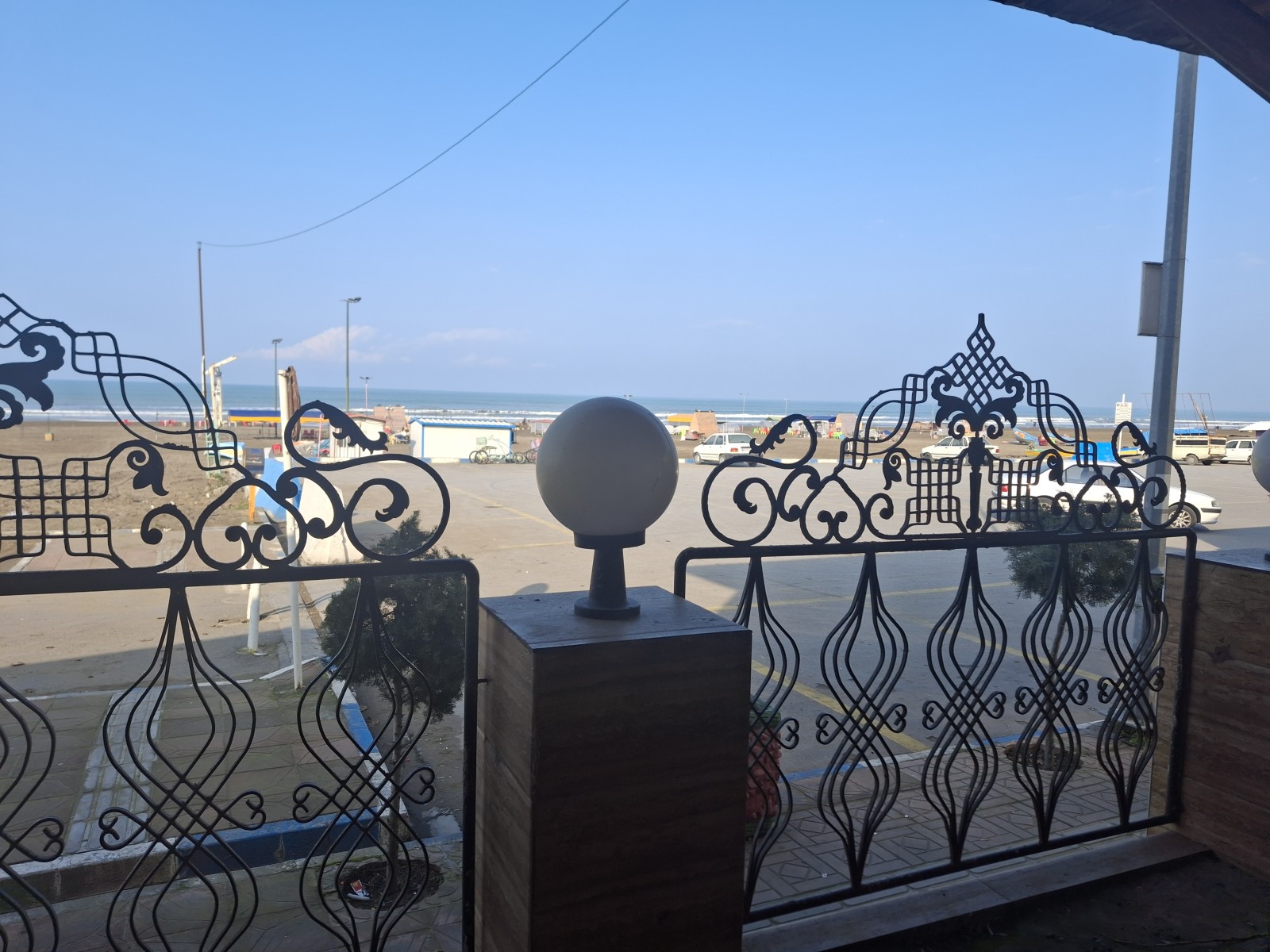 نمای مستقیم دریا