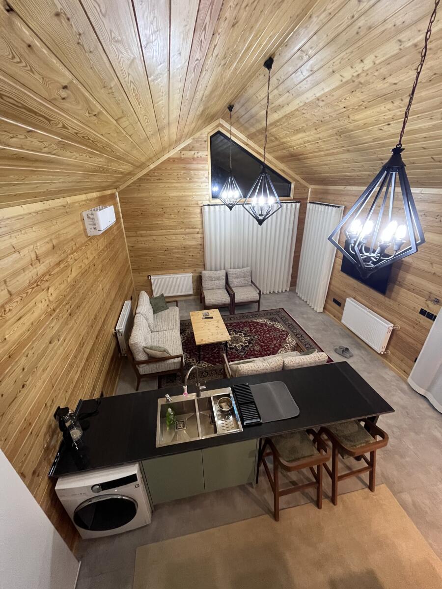 اتاق پذیرایی و آشپزخانه اتاق پذیرایی و آشپزخانه