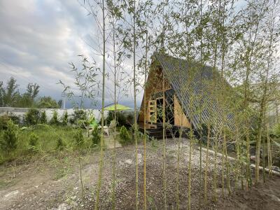 کلبه چوبی دوبلکس با جکوزی