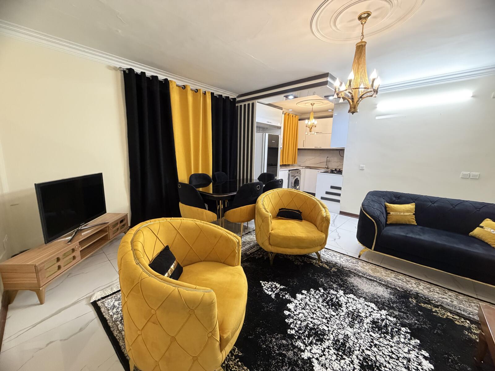 اتاق پذیرایی و آشپزخانه اتاق پذیرایی و آشپزخانه