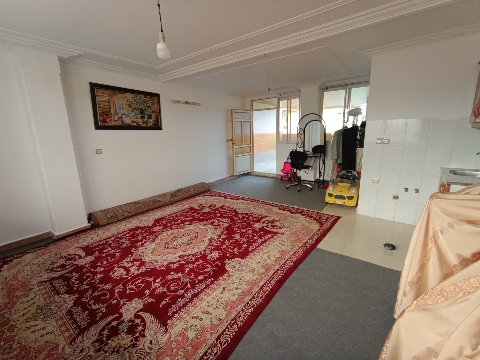 اتاق پذیرایی و خواب