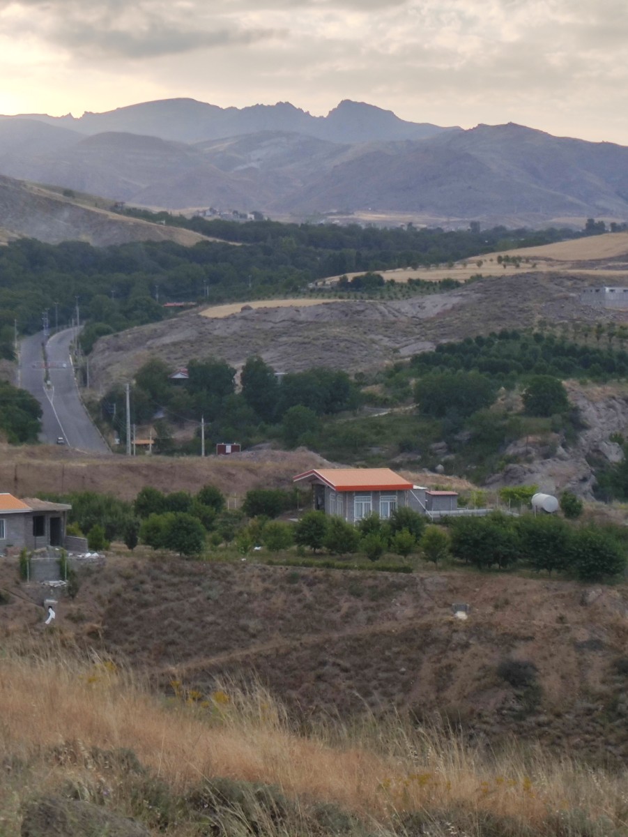 تصویر باغ از دور